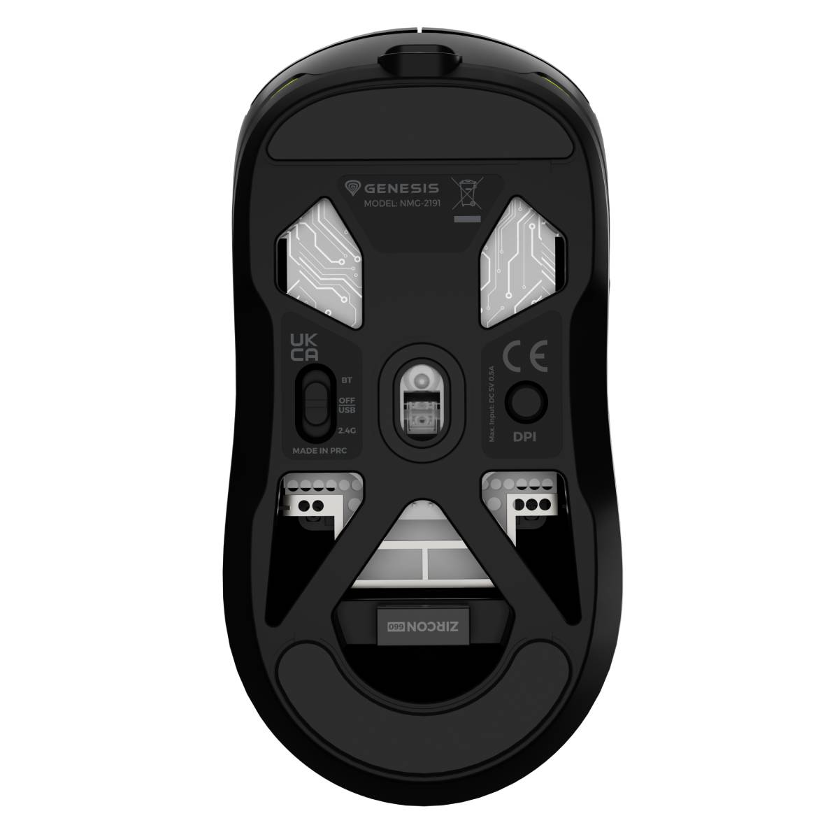 Wireless Mouse Genesis Zircon 660, Black în Moldova - xstore.md photo 5