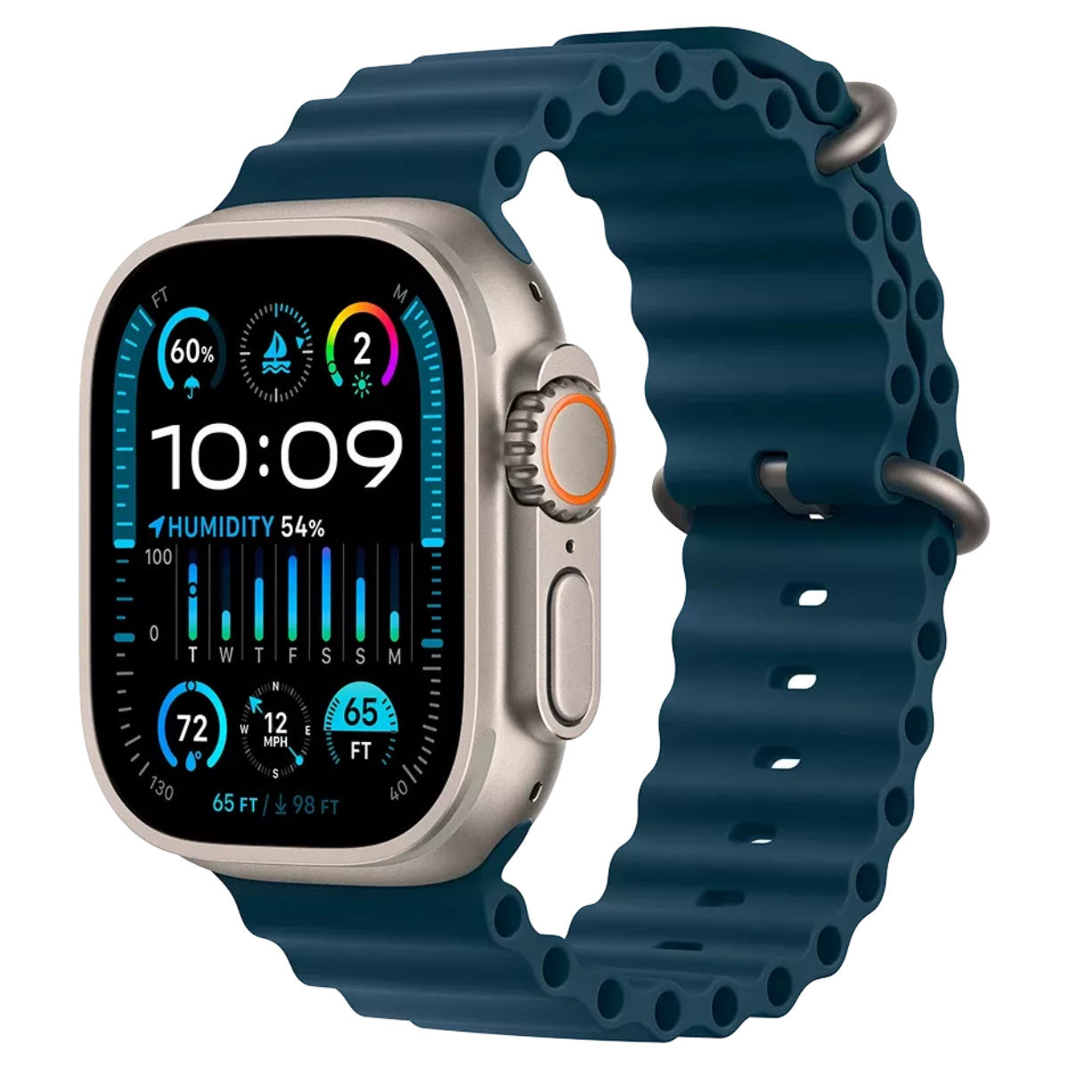 Apple Watch Ultra 2 (MREG3GK/A), Natural Titanium - xstore.md photo