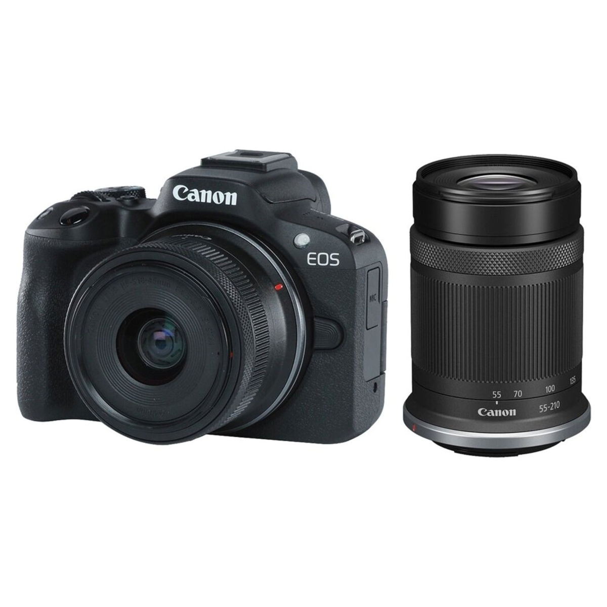 Camera CANON EOS R50 + RF-S 18-45mm IS STM + RF-S 55-210mm IS STM în Moldova - xstore.md photo