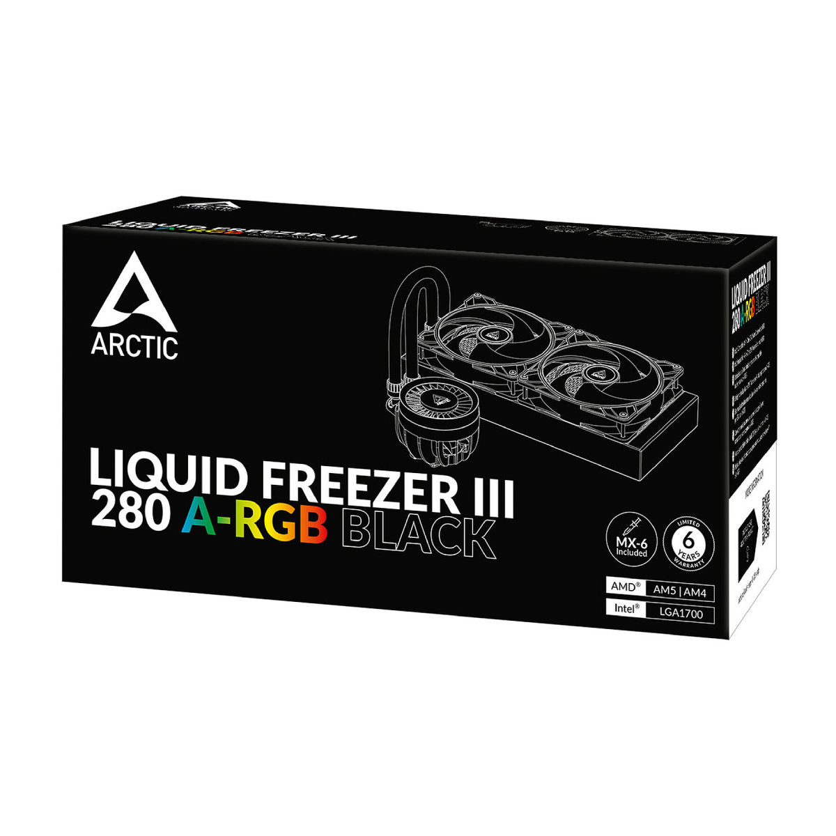 Cooler Arctic Liquid Freezer III 280 A-RGB, Black în Moldova - xstore.md photo 3