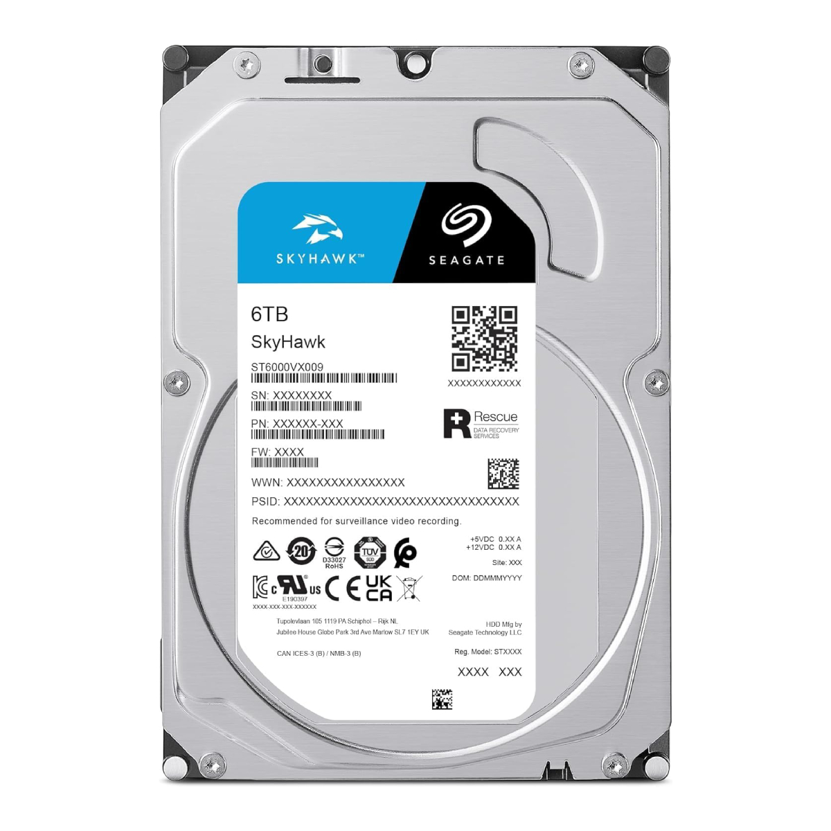 HDD Seagate SkyHawk ST6000VX009 в Молдове - xstore.md photo 0