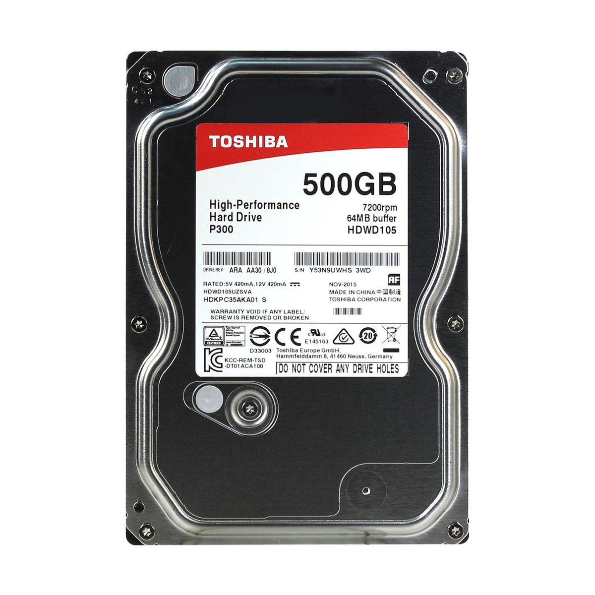 HDD Toshiba P300 HDWD105UZSVA în Moldova - xstore.md photo 0