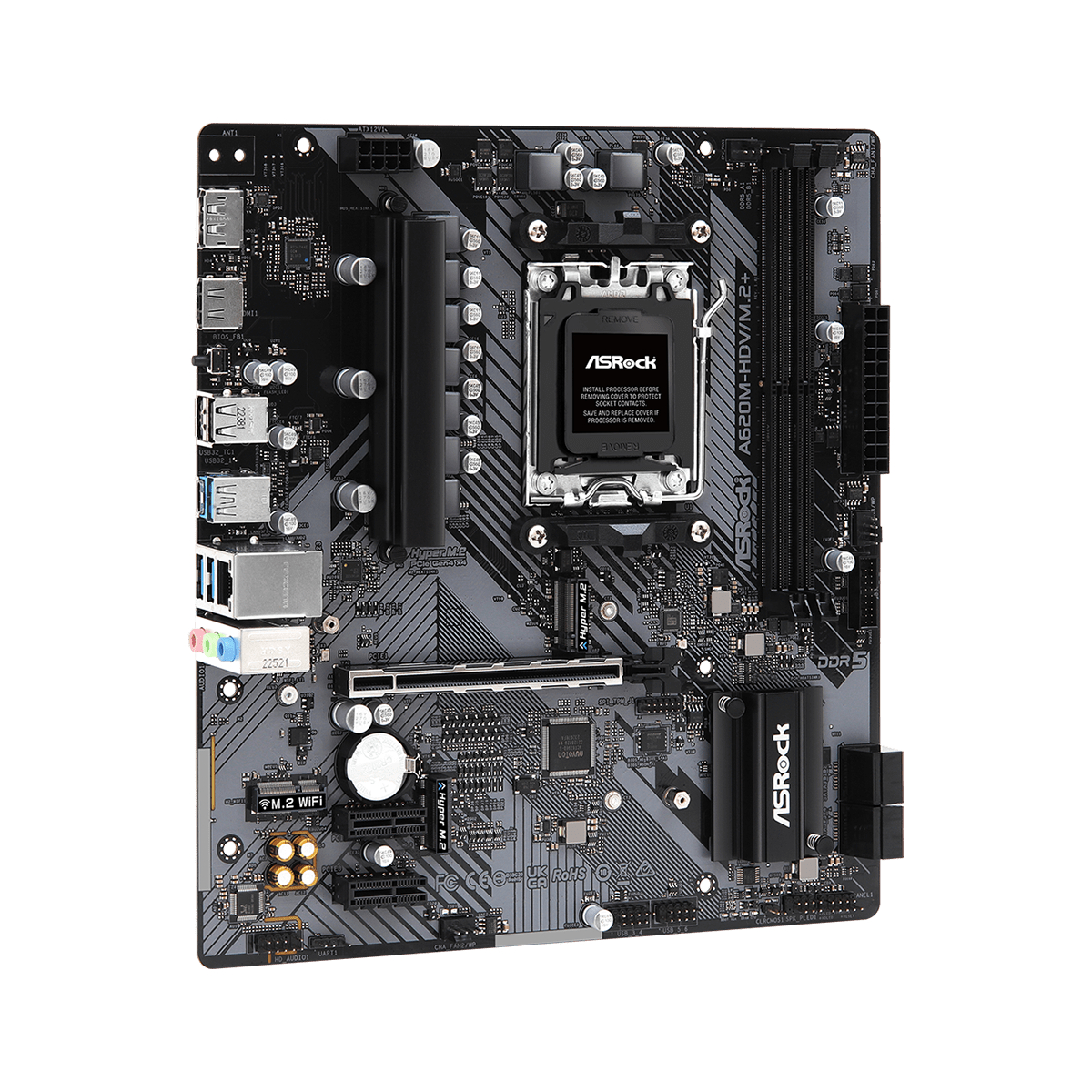 Материнская плата ASRock A620M-HDV/M.2+ - xstore.md photo 2
