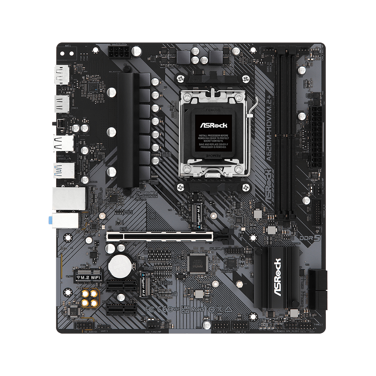 Материнская плата ASRock A620M-HDV/M.2+ - xstore.md photo 0