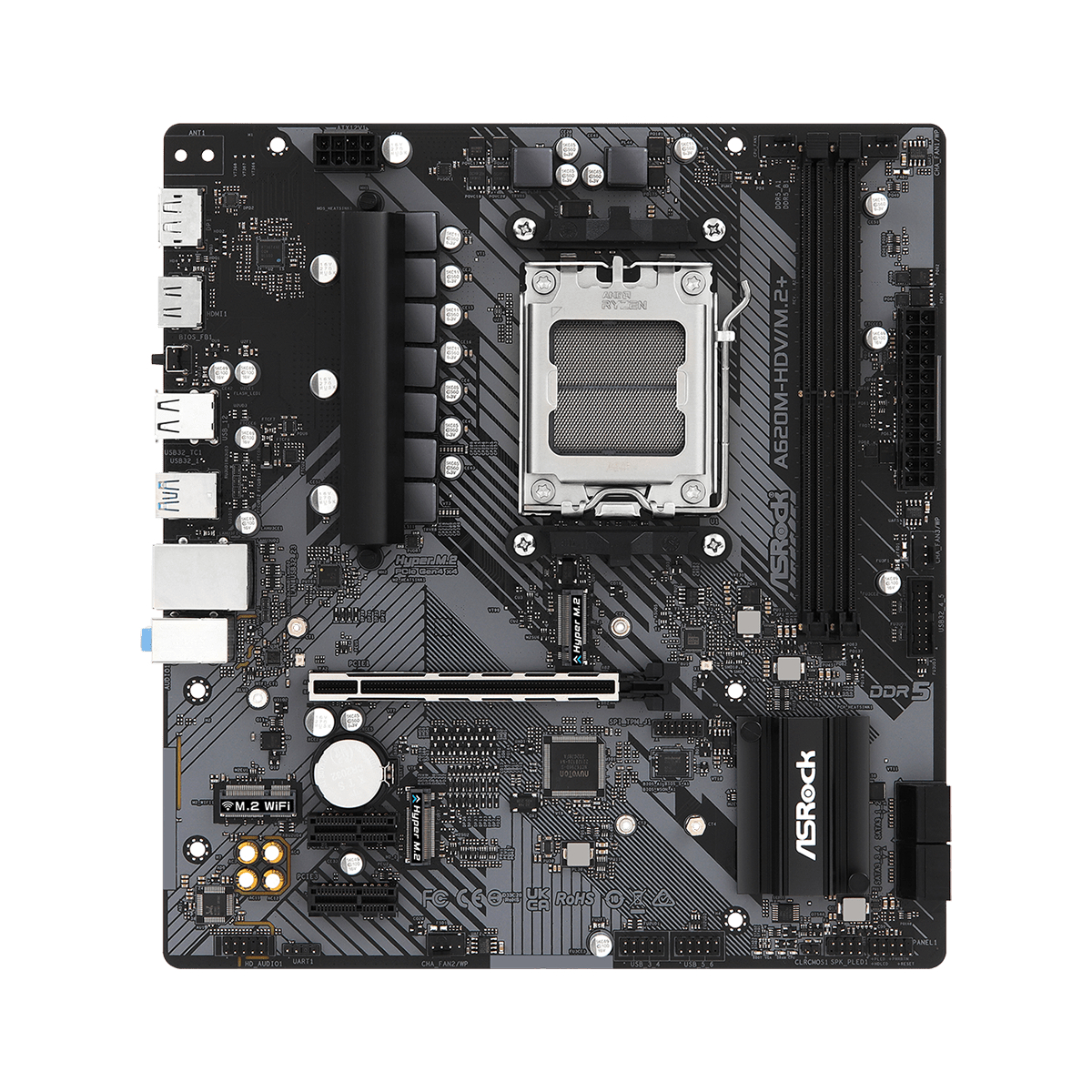 Материнская плата ASRock A620M-HDV/M.2+ - xstore.md photo 1