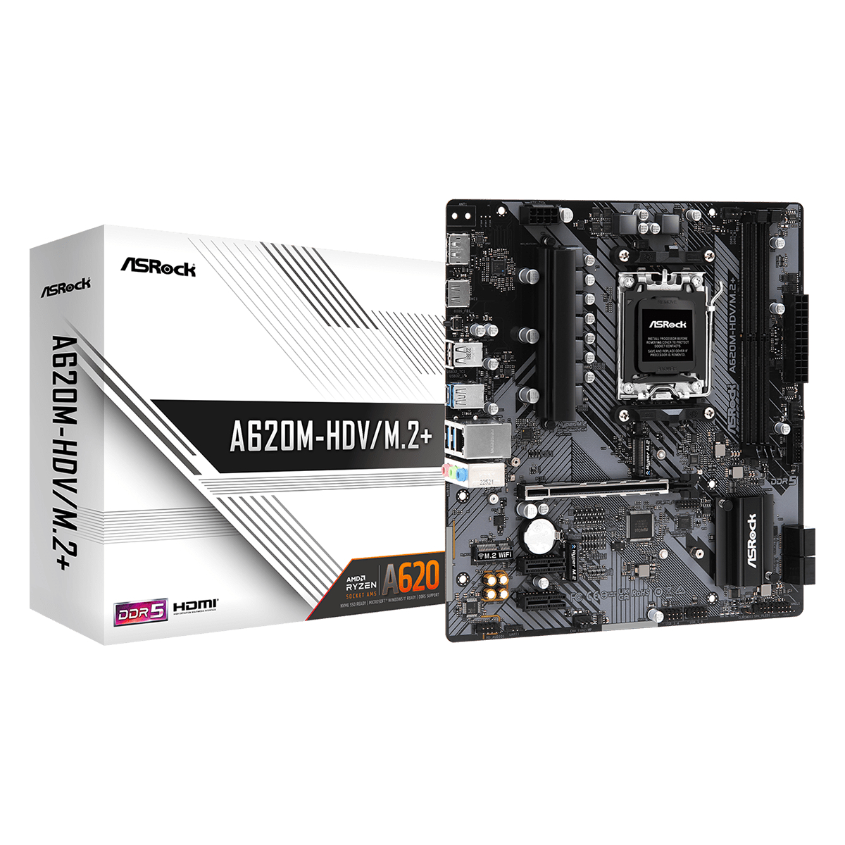 Материнская плата ASRock A620M-HDV/M.2+ - xstore.md photo
