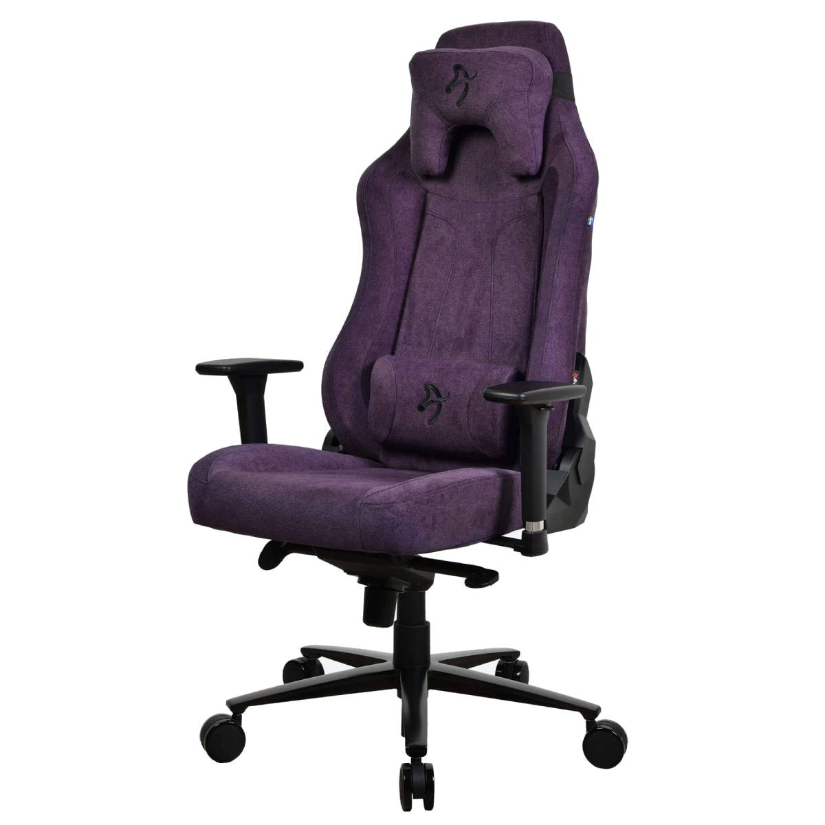 Scaun Gaming Arozzi Vernazza Super Soft Fabric, Purple - xstore.md photo 0