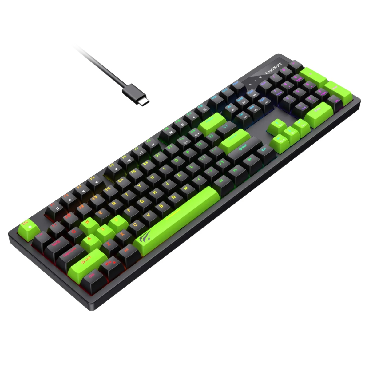 Tastatură Havit KB893L, Black în Moldova - xstore.md photo 1