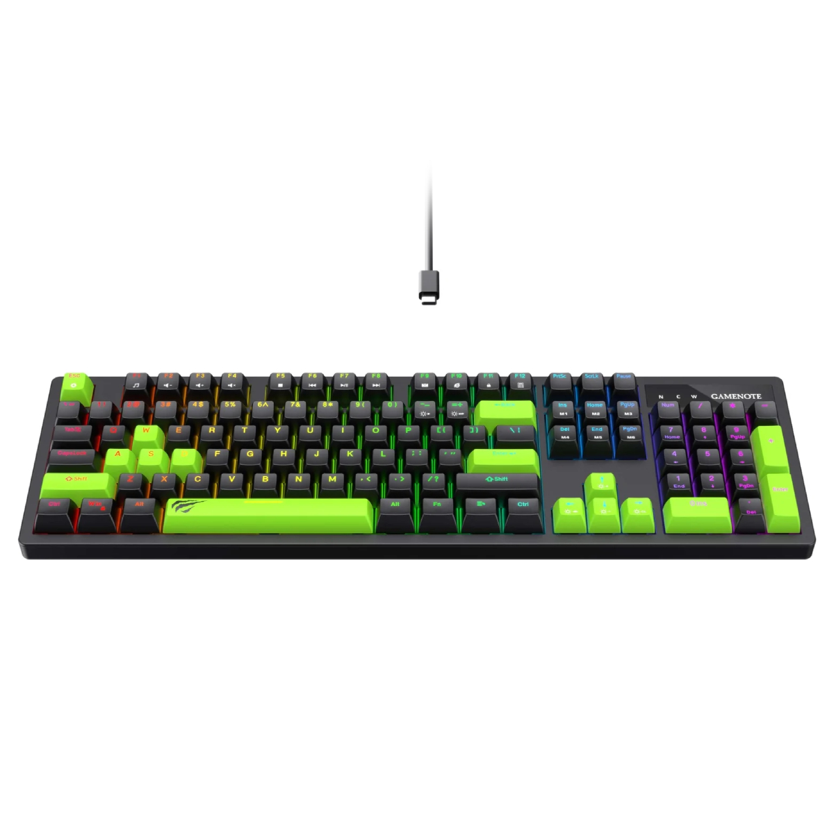 Tastatură Havit KB893L, Black în Moldova - xstore.md photo 0