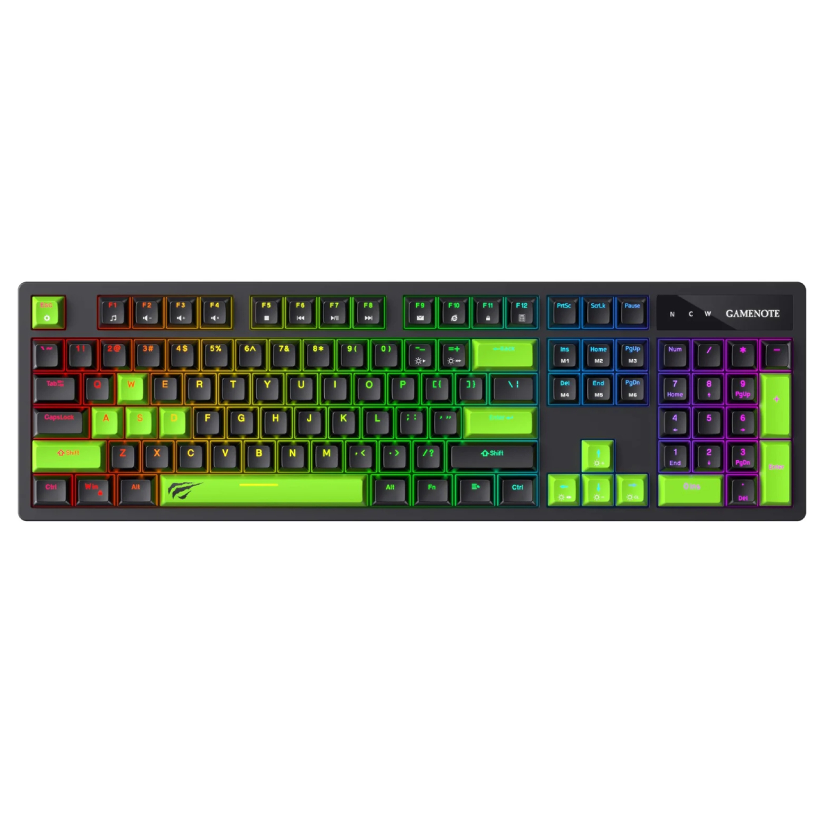 Tastatură Havit KB893L, Black în Moldova - xstore.md photo