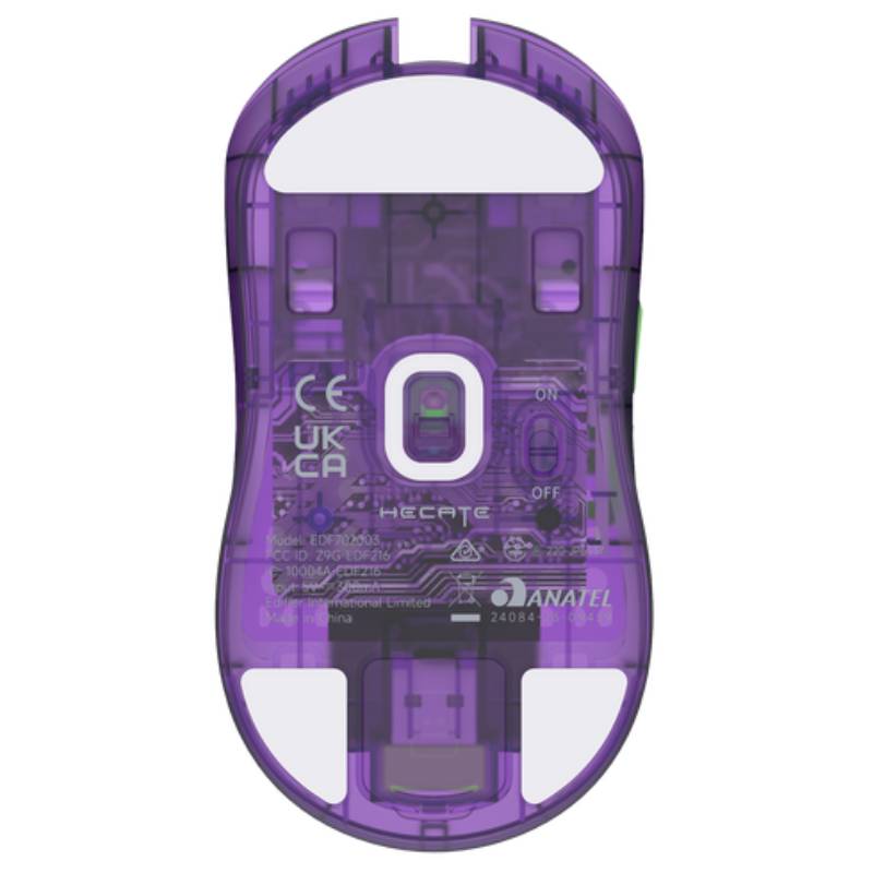 Wireless Mouse Edifier HECATE G3M PRO Transparent, Purple - xstore.md photo 4