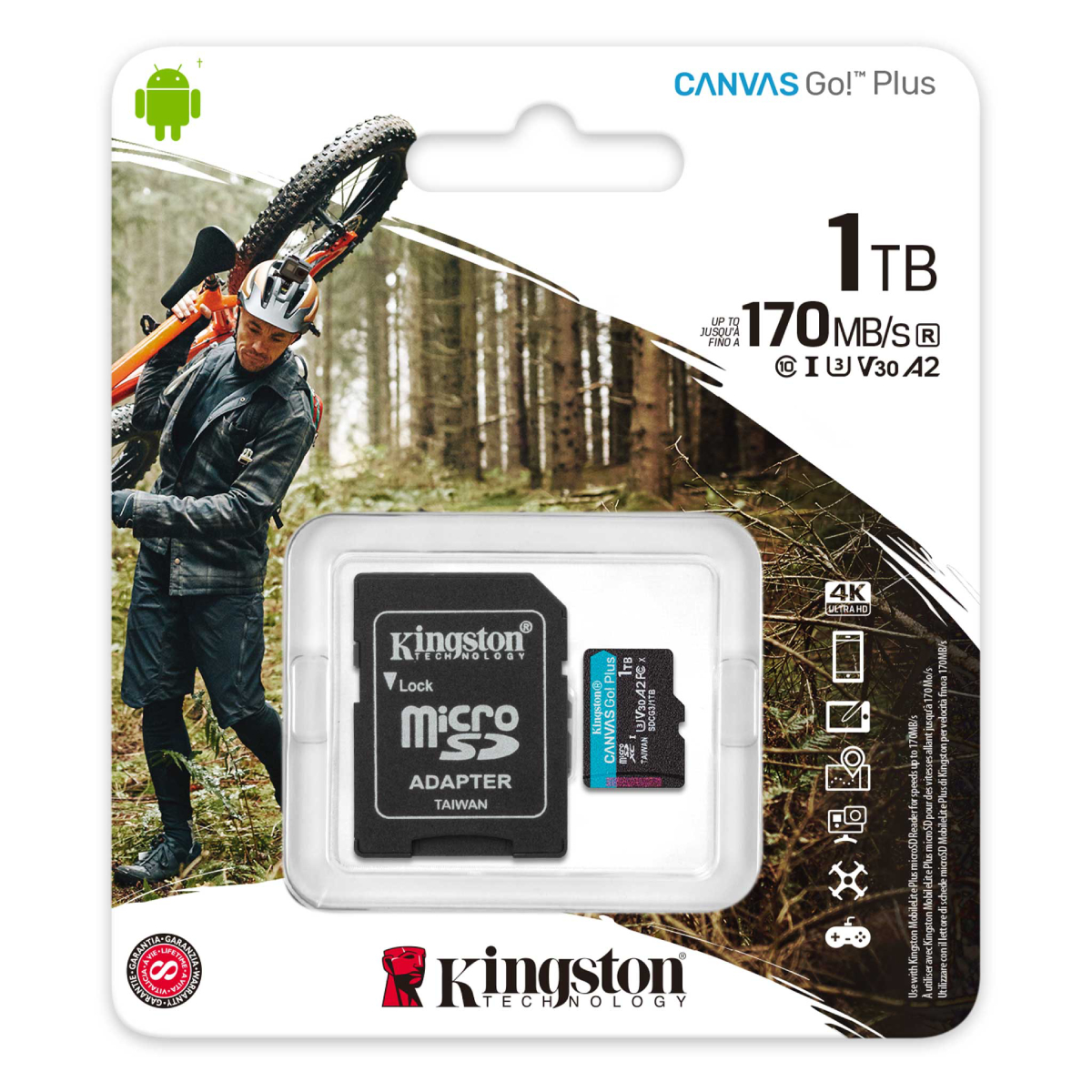 Карта micro-SD Kingston Canvas Go! Plus 1TB в Молдове - xstore.md photo 1