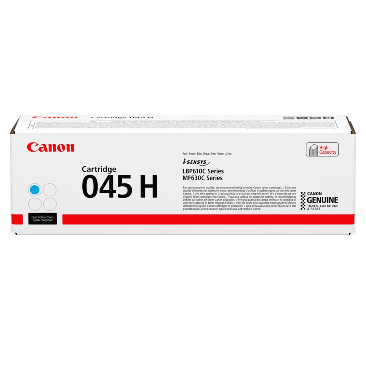 Laser Cartridge Canon 045 H Cyan (1245C002) - xstore.md photo