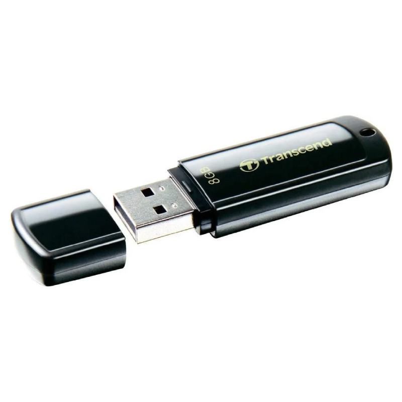 USB Flash Transcend JetFlash 350 8GB, Black în Moldova - xstore.md photo 0