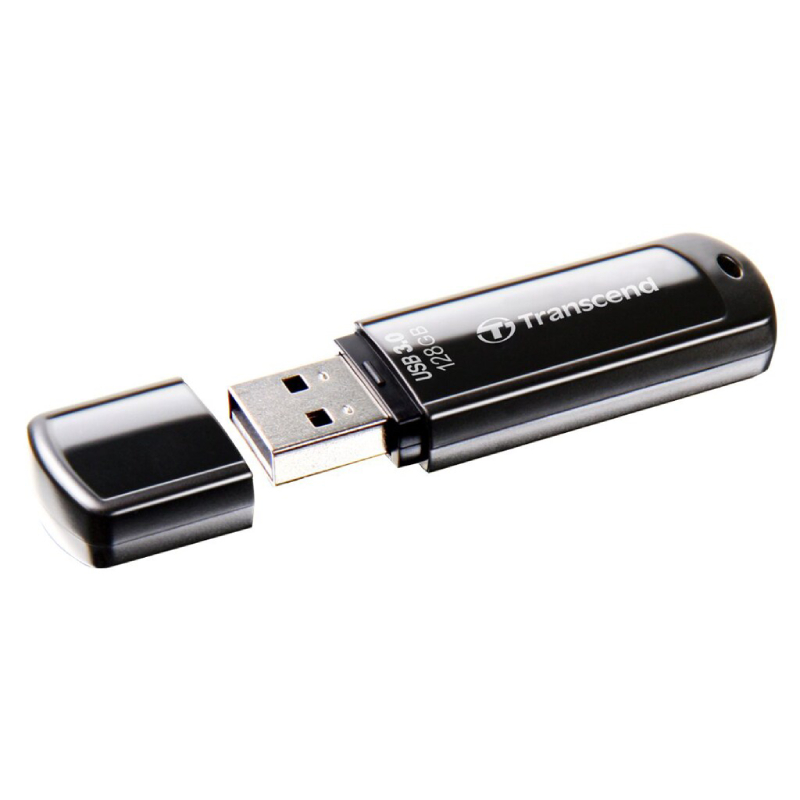 USB Flash Transcend JetFlash 700 128GB, Black în Moldova - xstore.md photo 1