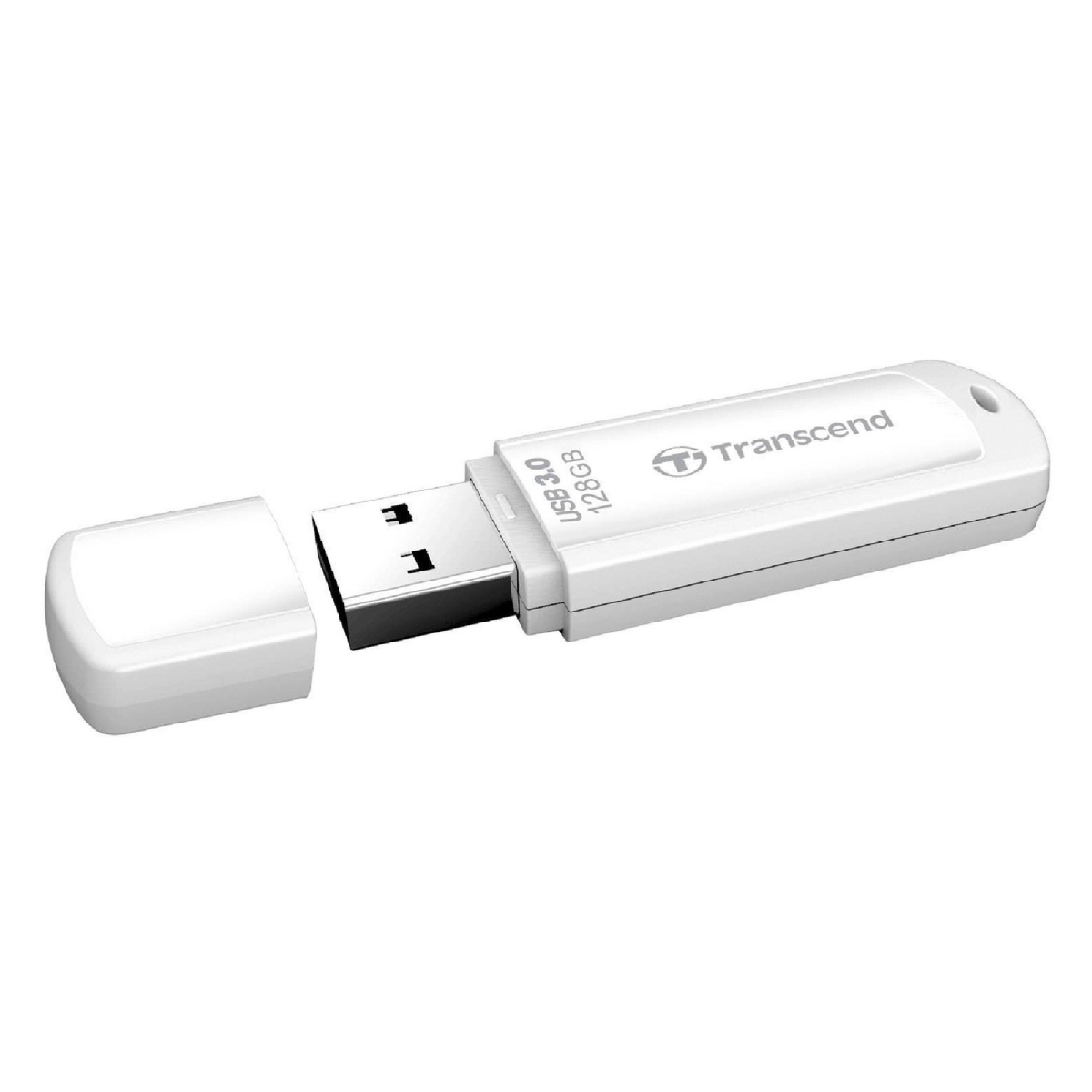 USB Flash Transcend JetFlash 730 128GB, White în Moldova - xstore.md photo 1