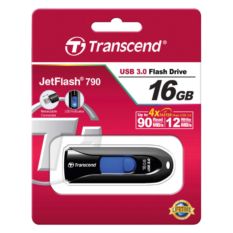 USB Flash Transcend JetFlash 790 16GB, Black în Moldova - xstore.md photo 2