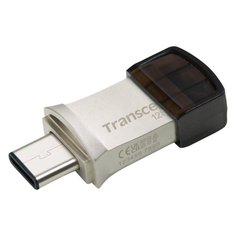 USB Flash Transcend JetFlash 890 128GB, Silver în Moldova - xstore.md photo 1