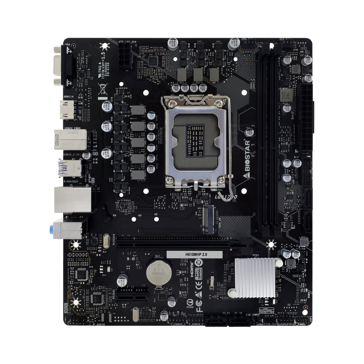 Placă de bază BIOSTAR H610MHP 2.0 în Moldova - xstore.md photo 0
