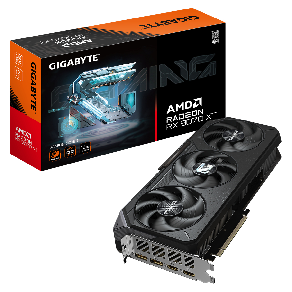 Placă video GIGABYTE Radeon RX 9070 XT GAMING OC 16G - xstore.md photo