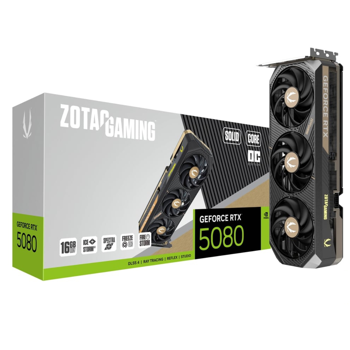 Видеокарта ZOTAC GeForce RTX 5080 SOLID CORE OC - xstore.md photo