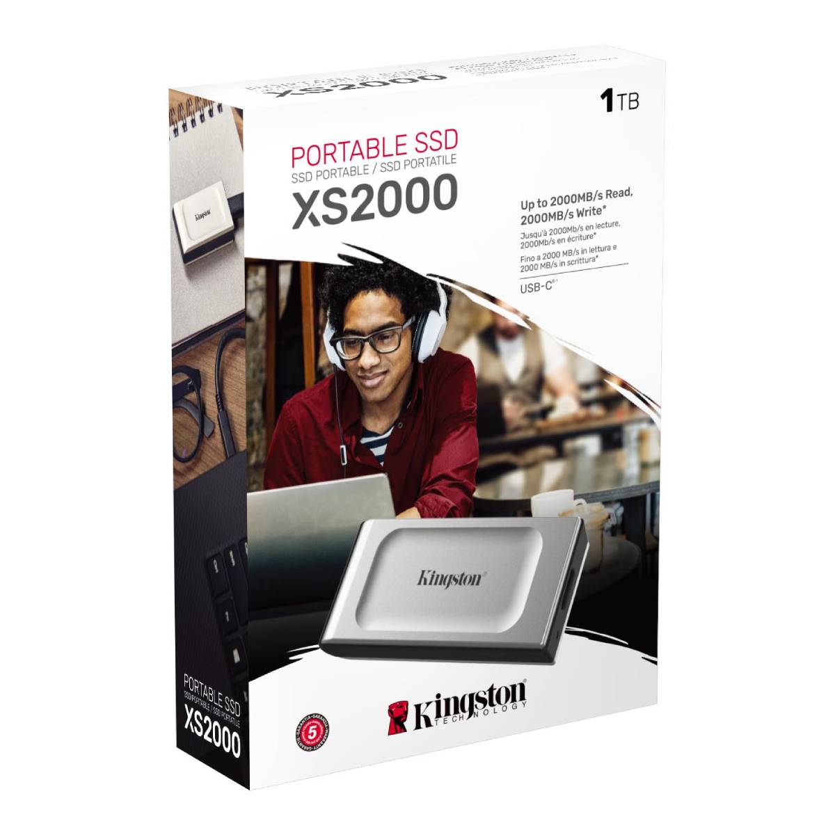 SSD Extern Kingston XS2000 SXS2000/1000G în Moldova - xstore.md photo 2