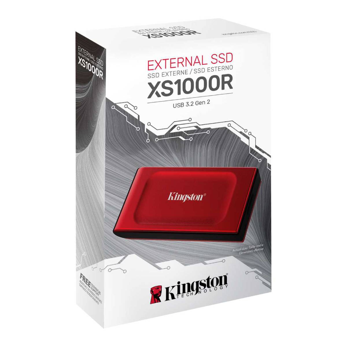 SSD Extern Kingston XS1000 SXS1000R/1000G în Moldova - xstore.md photo 1