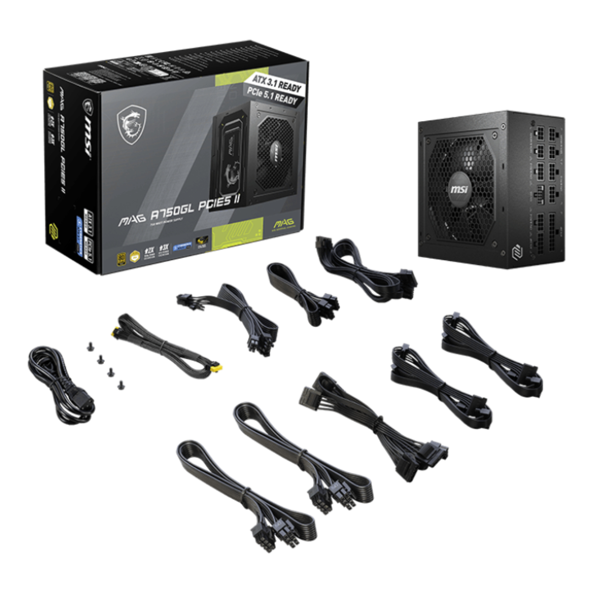 Блок питания MSI MAG A750GL PCIE5 II - xstore.md photo 3