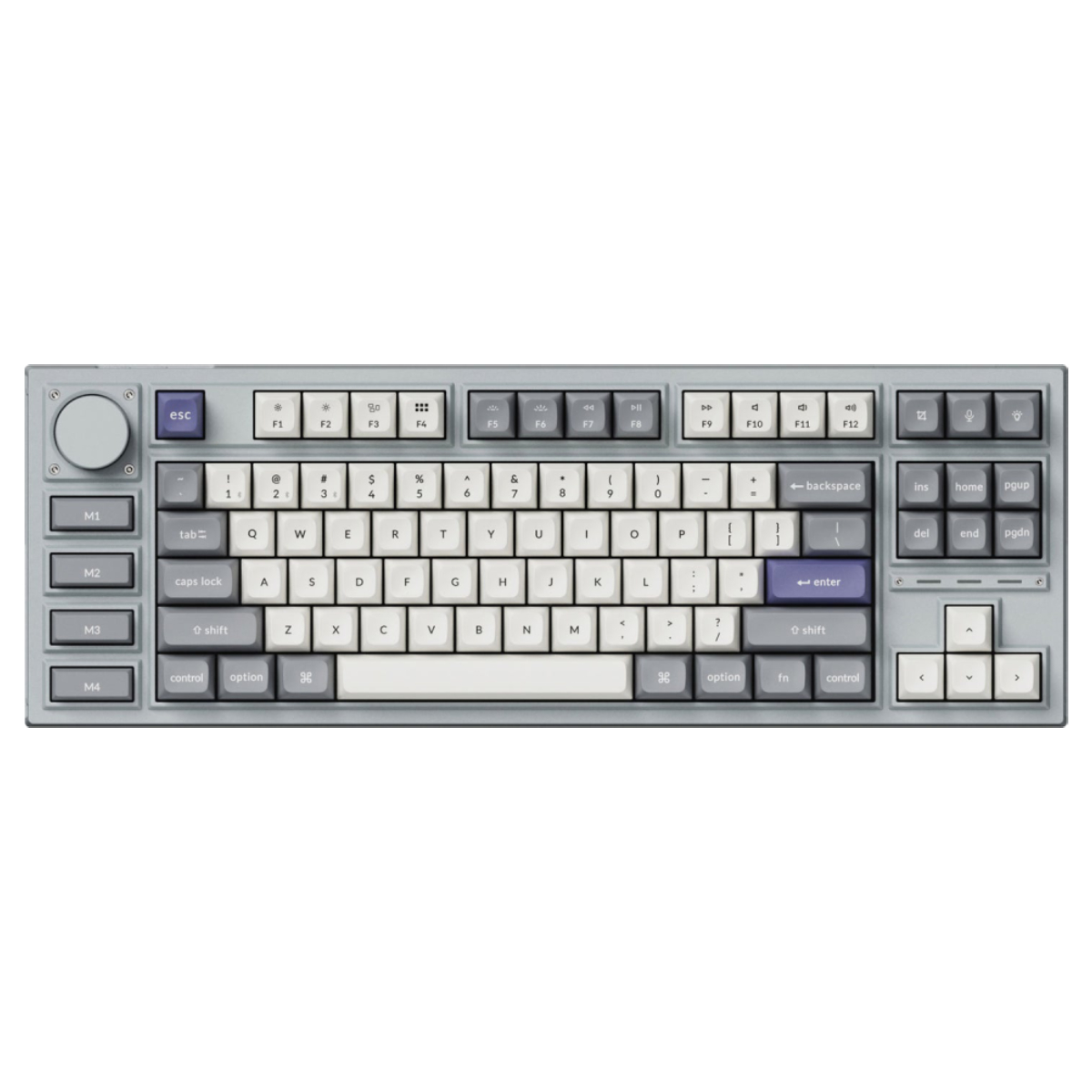 Tastatură Keychron Q3 Pro QMK/VIA Q3P-X1, Silver Grey în Moldova - xstore.md photo
