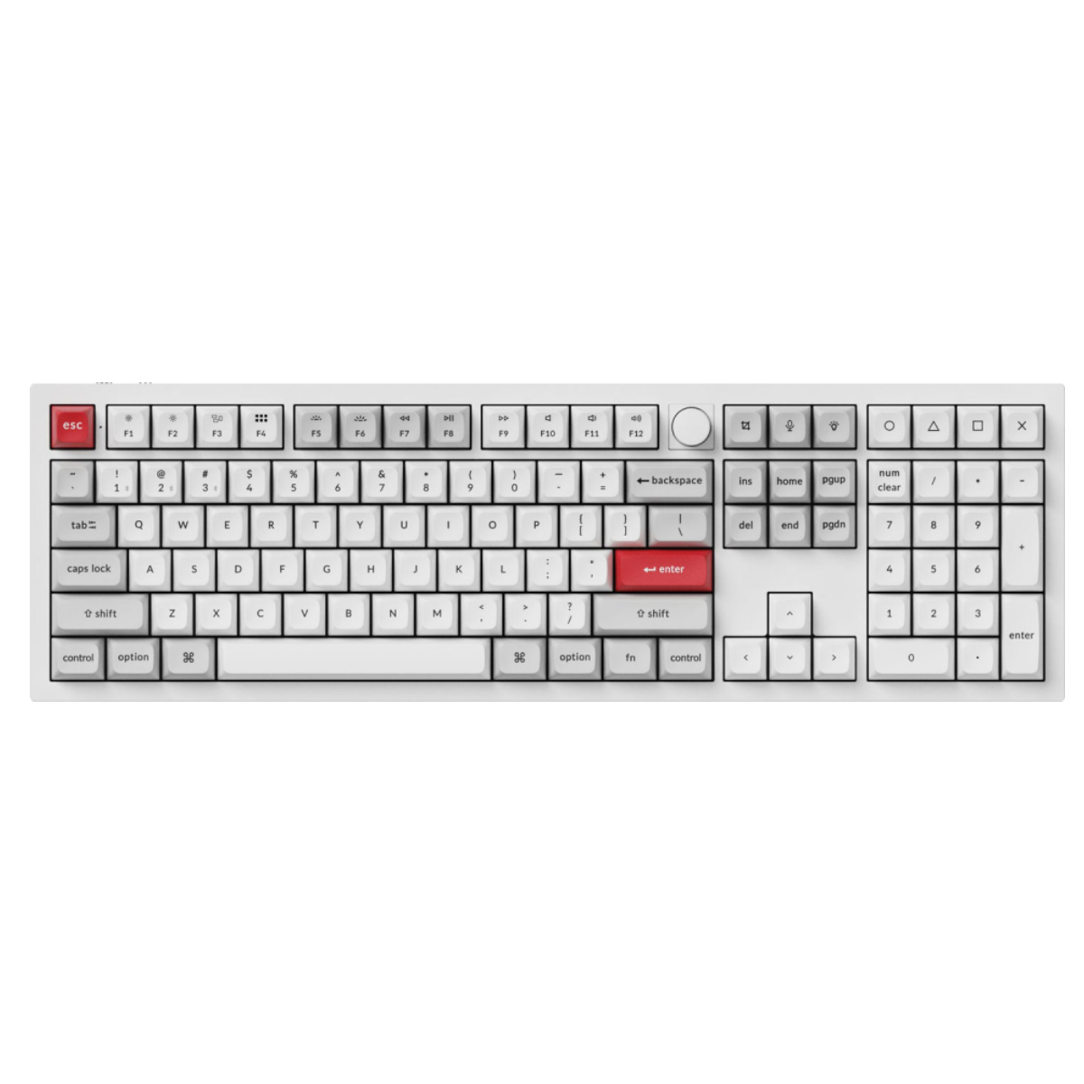Клавиатура Keychron Q6 Pro QMK/VIA Q6P-P1, Shell White в Молдове - xstore.md photo