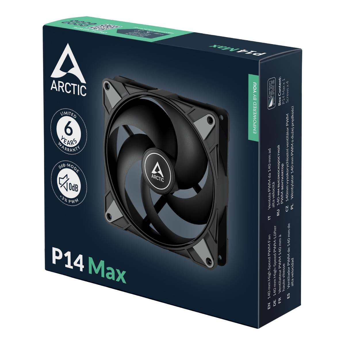 Ventilator Arctic P14 Max, Black în Moldova - xstore.md photo 4