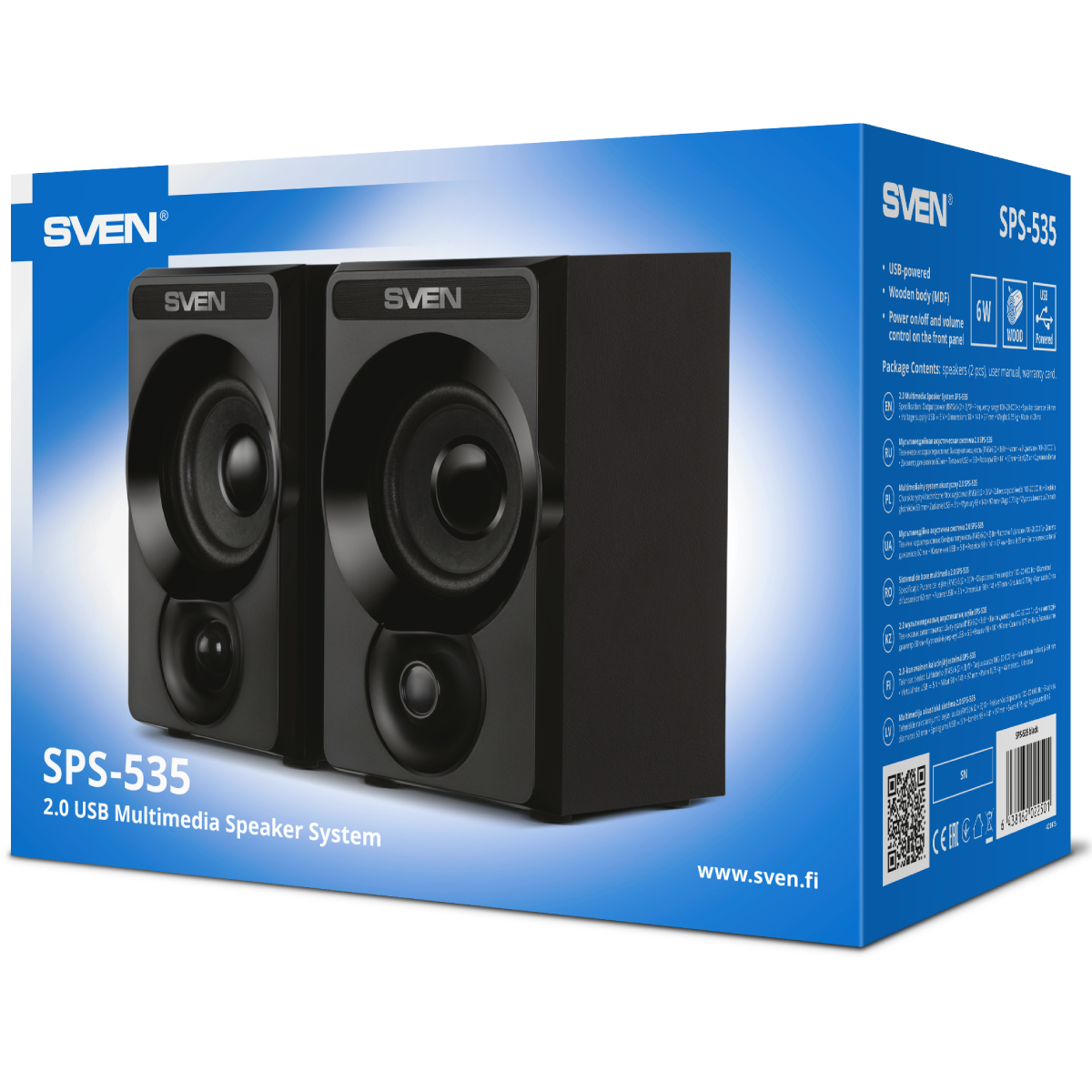 Колонки SVEN SPS-535, Black в Молдове - xstore.md photo 0