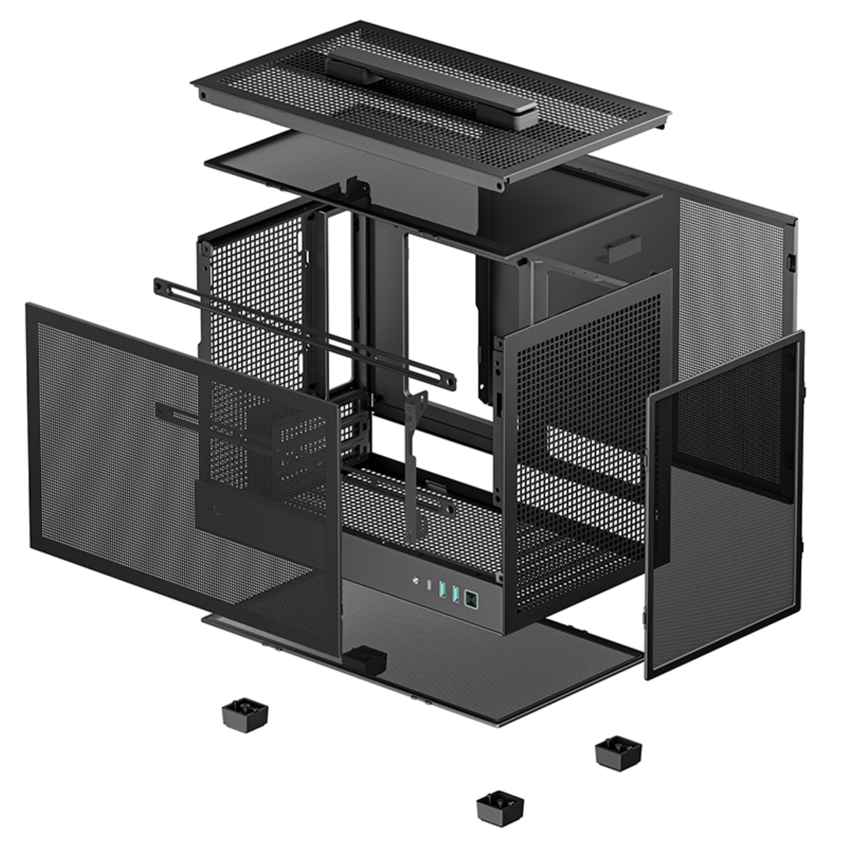 Carcasă Deepcool CH160 Mesh, Black în Moldova - xstore.md photo 0