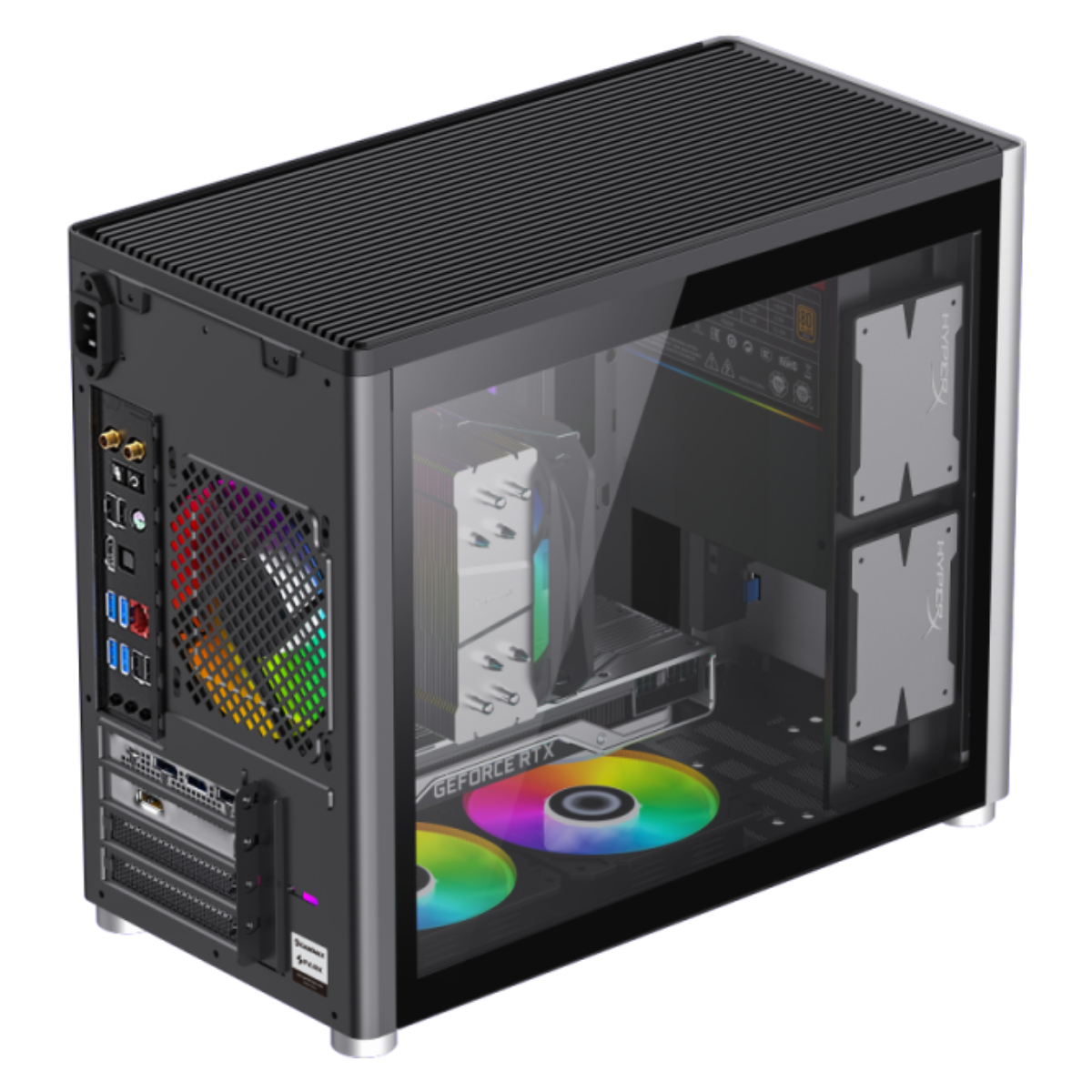 Carcasă PC Gamemax Spark, White în Moldova - xstore.md photo 5