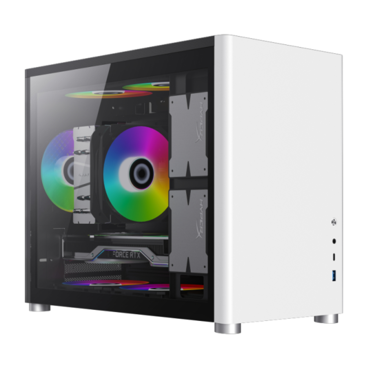 Carcasă PC Gamemax Spark, White în Moldova - xstore.md photo