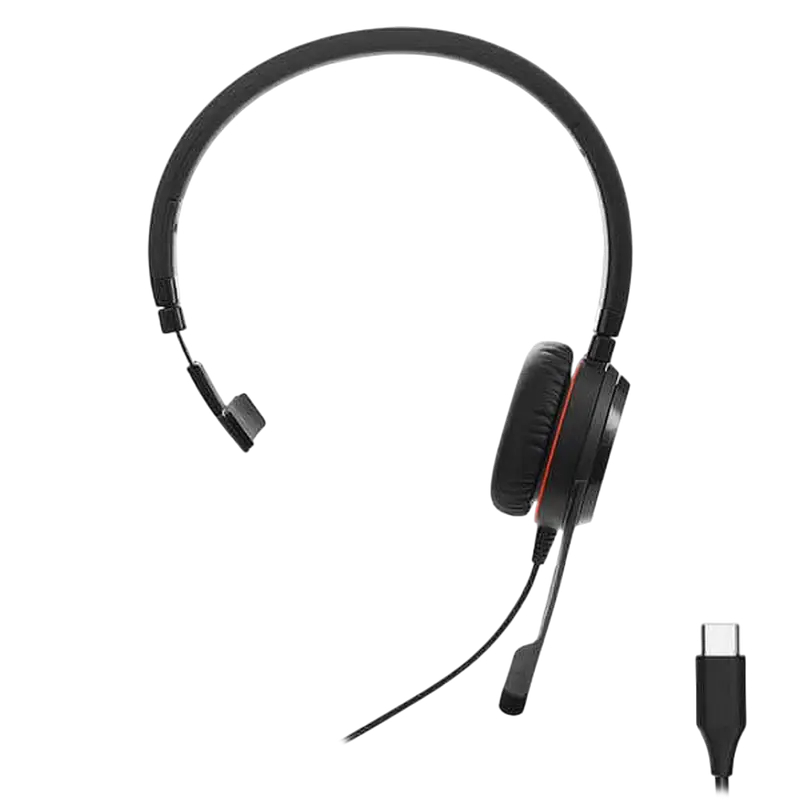 Căști Jabra Evolve 20SE Mono, Black în Moldova - xstore.md photo 0