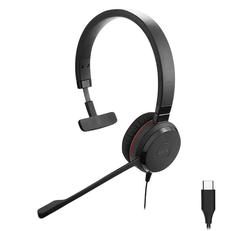 Căști Jabra Evolve 20SE Mono, Black în Moldova - xstore.md photo