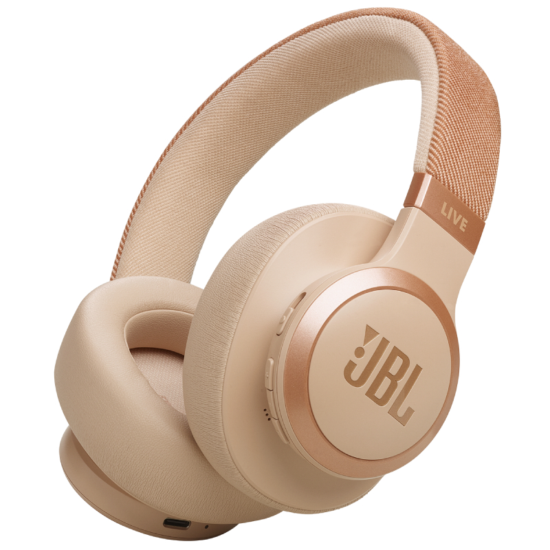 Căști Wireless JBL LIVE 770NC, Sandstone în Moldova - xstore.md photo
