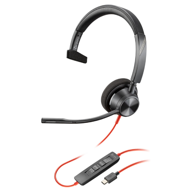 Căști Poly Blackwire 3310 Mono USB-C în Moldova - xstore.md photo