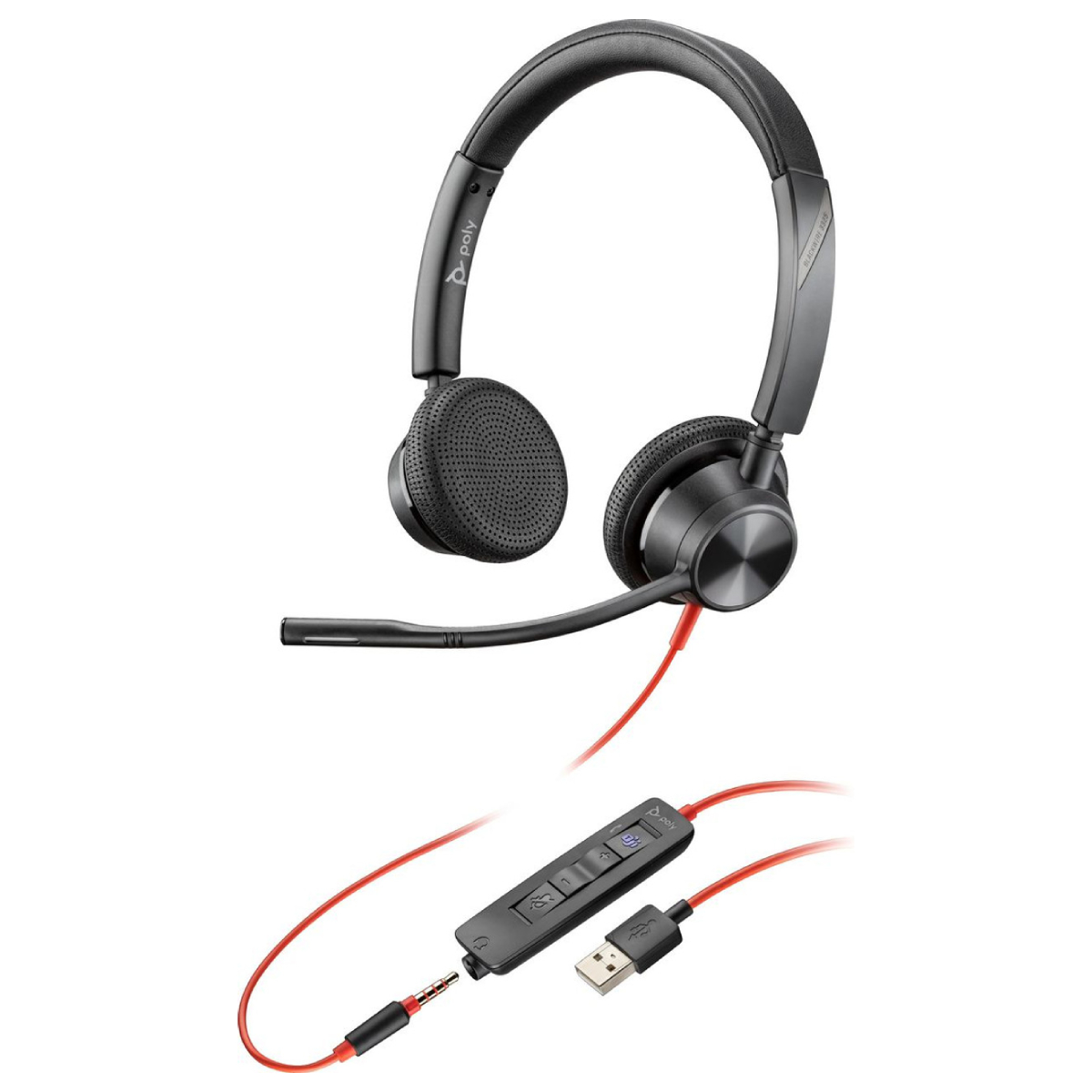 Căști Poly Blackwire 3325-M Stereo USB-A în Moldova - xstore.md photo