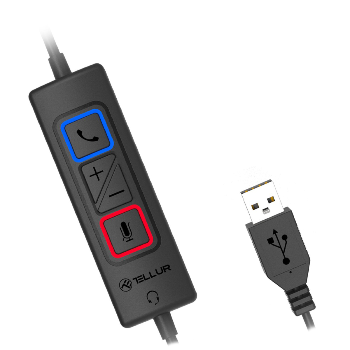 Наушники проводные Tellur Voice 320, Black в Молдове - xstore.md photo 1