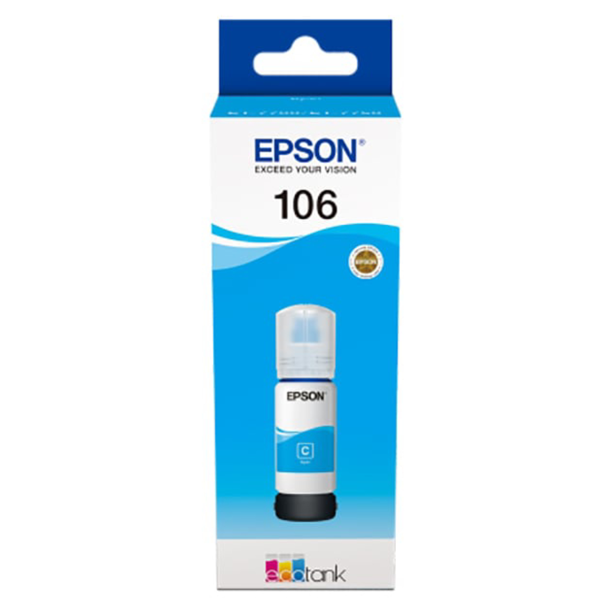 Чернила Epson 106 C (C13T00R240) - xstore.md photo