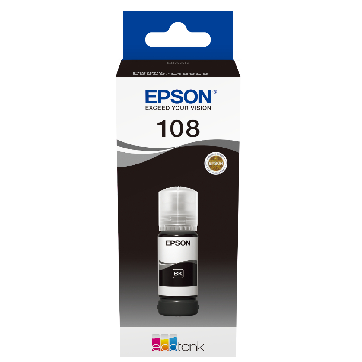 Чернила Epson 108 Bk (C13T09C14A) - xstore.md photo