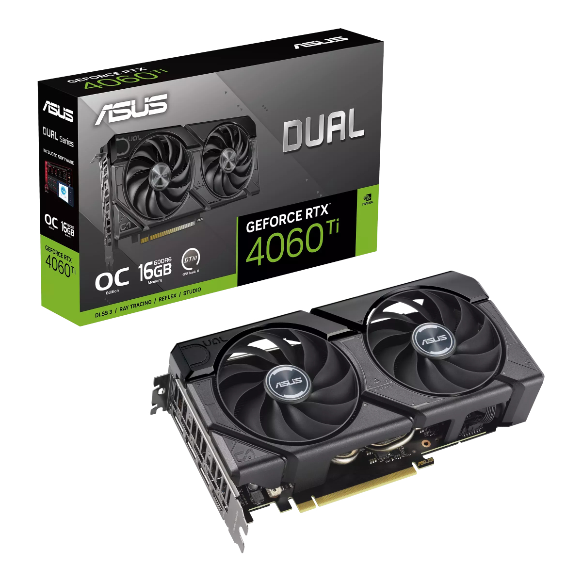 Видеокарта ASUS Dual GeForce RTX 4060 Ti EVO OC Edition - xstore.md photo