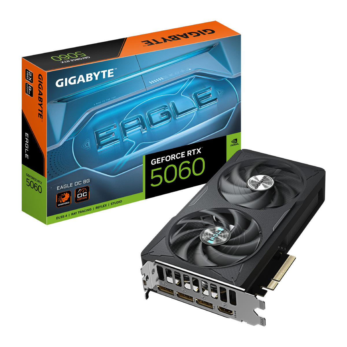 Placă video GIGABYTE GeForce RTX 5060 EAGLE OC 8G - xstore.md photo