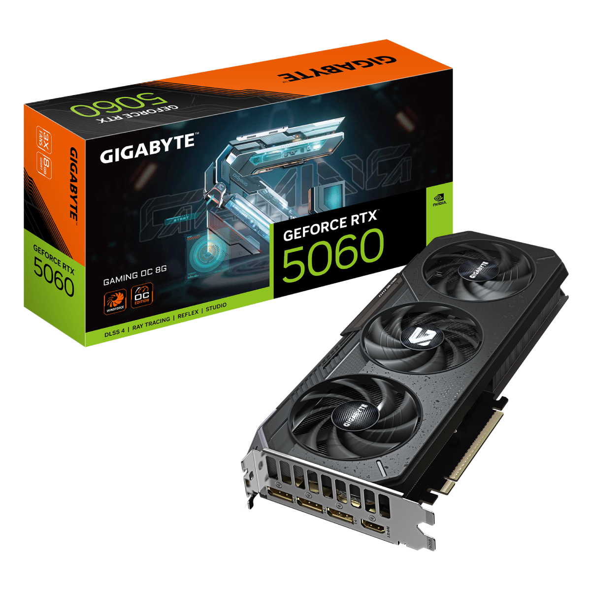 Placă video GIGABYTE GeForce RTX 5060 GAMING OC 8G - xstore.md photo