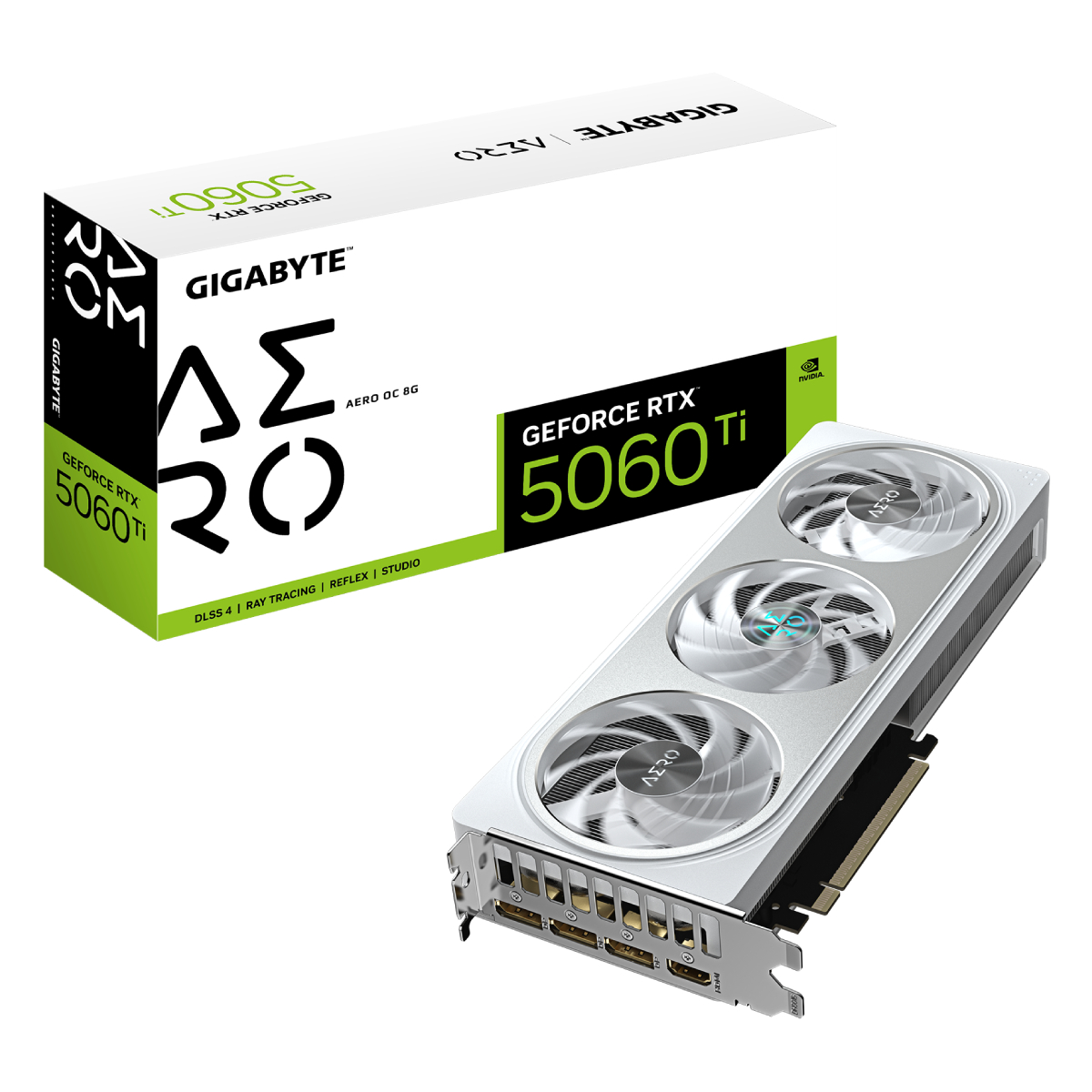 Видеокарта GIGABYTE GeForce RTX 5060 Ti AERO OC 8G - xstore.md photo