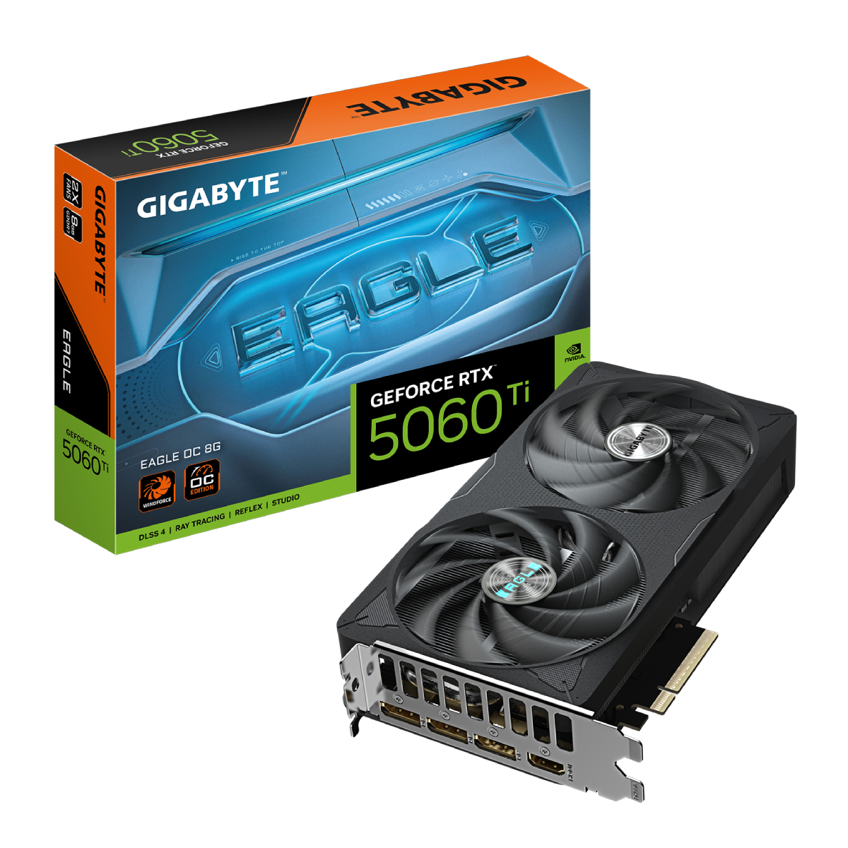 Placă video GIGABYTE GeForce RTX 5060 Ti EAGLE OC 8G - xstore.md photo