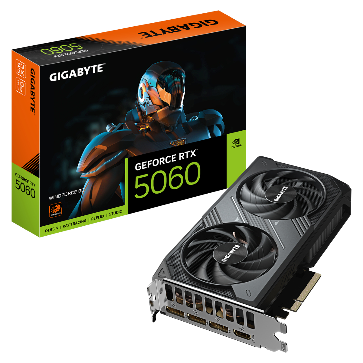 Placă video GIGABYTE GeForce RTX 5060 WINDFORCE 8G - xstore.md photo