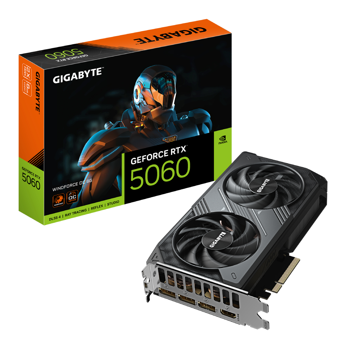Placă video GIGABYTE GeForce RTX 5060 WINDFORCE OC 8G - xstore.md photo